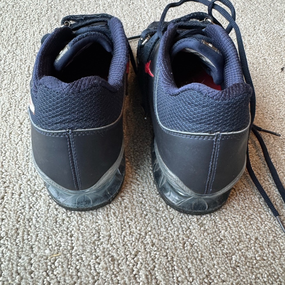 Nike Romaleos 2 Obsidian Blue Red Weightlifting Shoes - Picture 2 of 6
